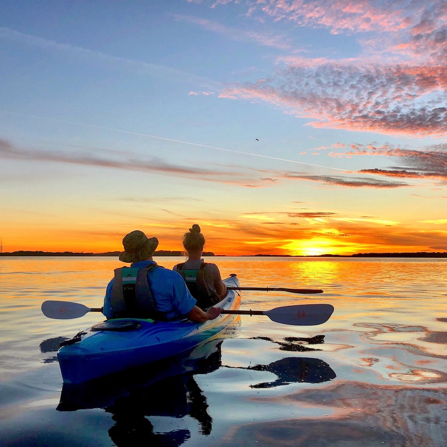 sunset kayak tours st pete beach